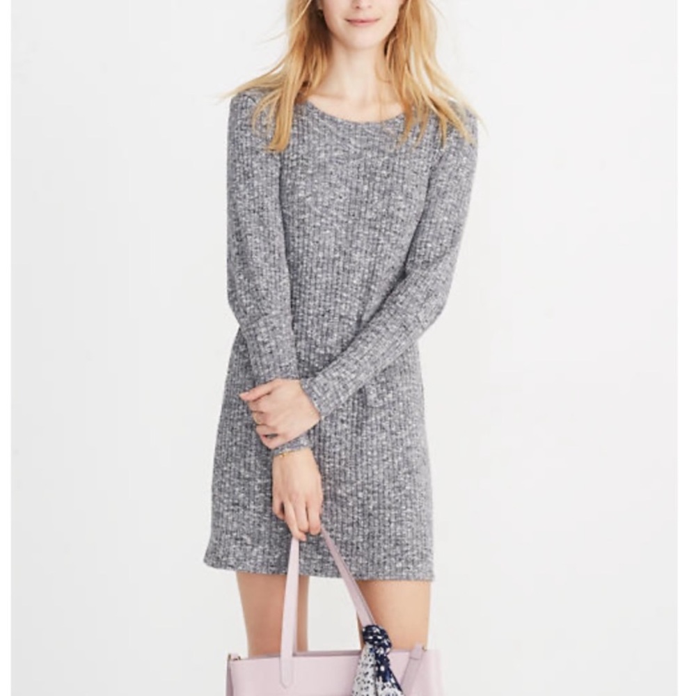 Madewell marled knit sweater dress size XXS
